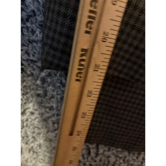 VESMODA Men's Vintage Wool Overcoat Brown Check Size 52 - Picture 5 of 7